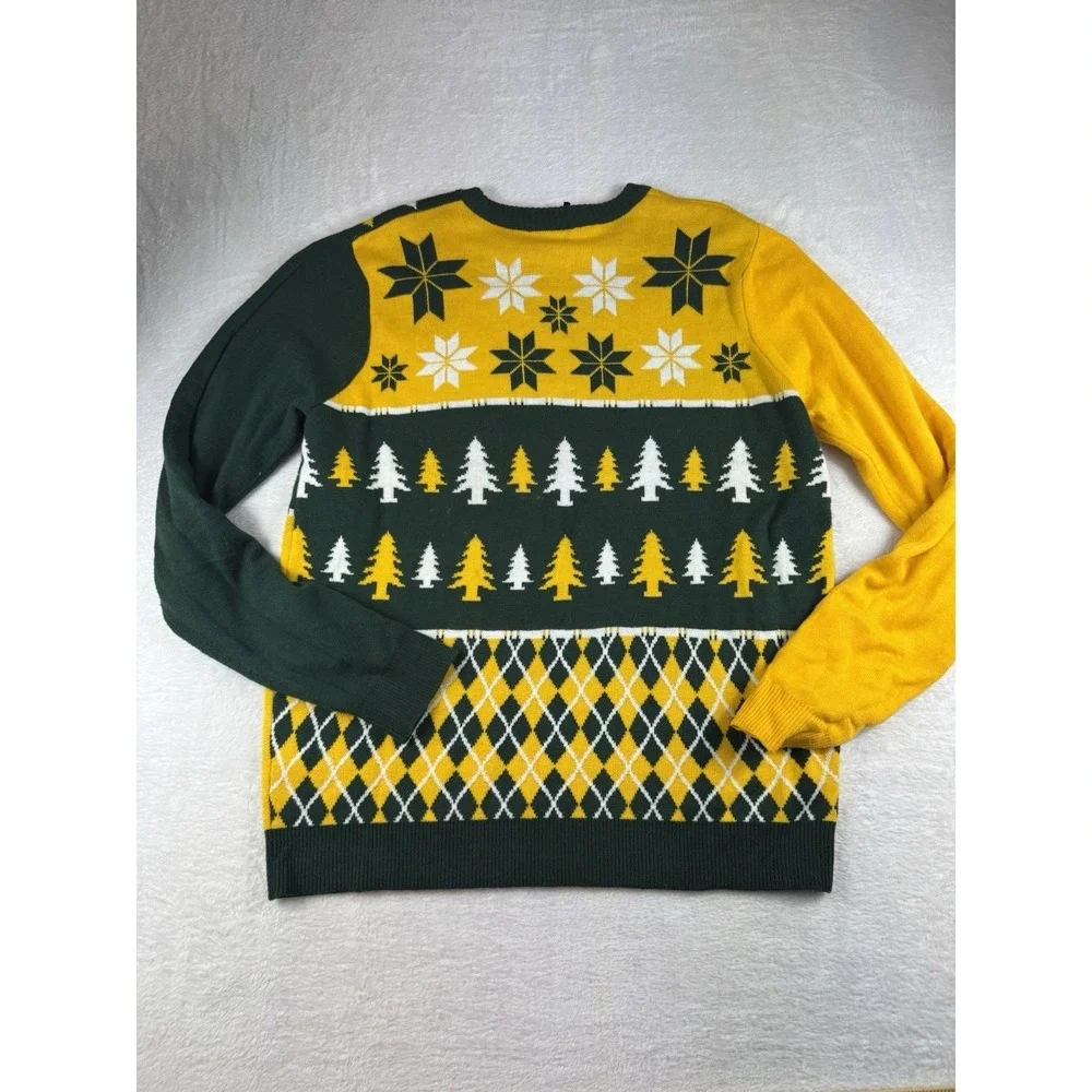 Green Bay Packers Ugly Christmas Sweater NFL Team Apparel‎ Men's Size XL X-Large